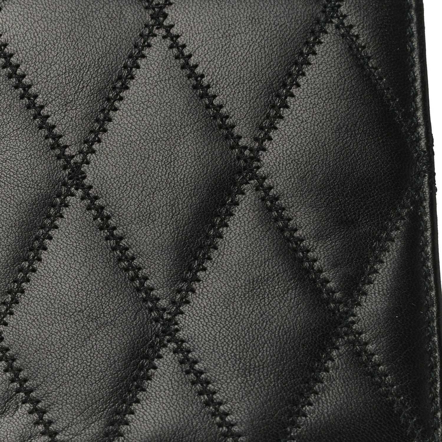 Saint Laurent Lambskin Diamond Quilted Monogram Angie Chain Bag Black 24 of 31