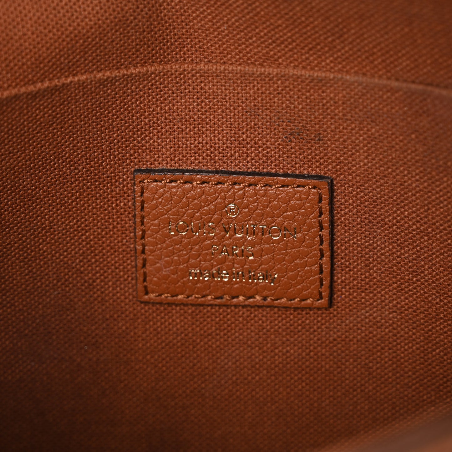 Empreinte Pochette Felicie Chain Wallet Cognac