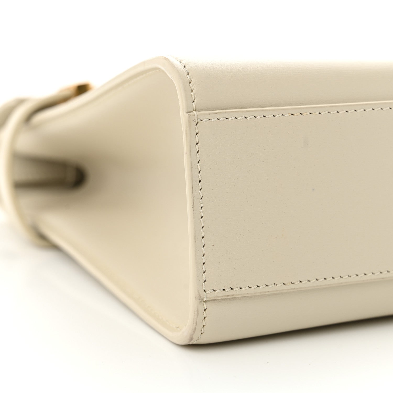 Saint Laurent Smooth Calfskin Manhattan Shoulder Bag Crema Soft 9 of 13