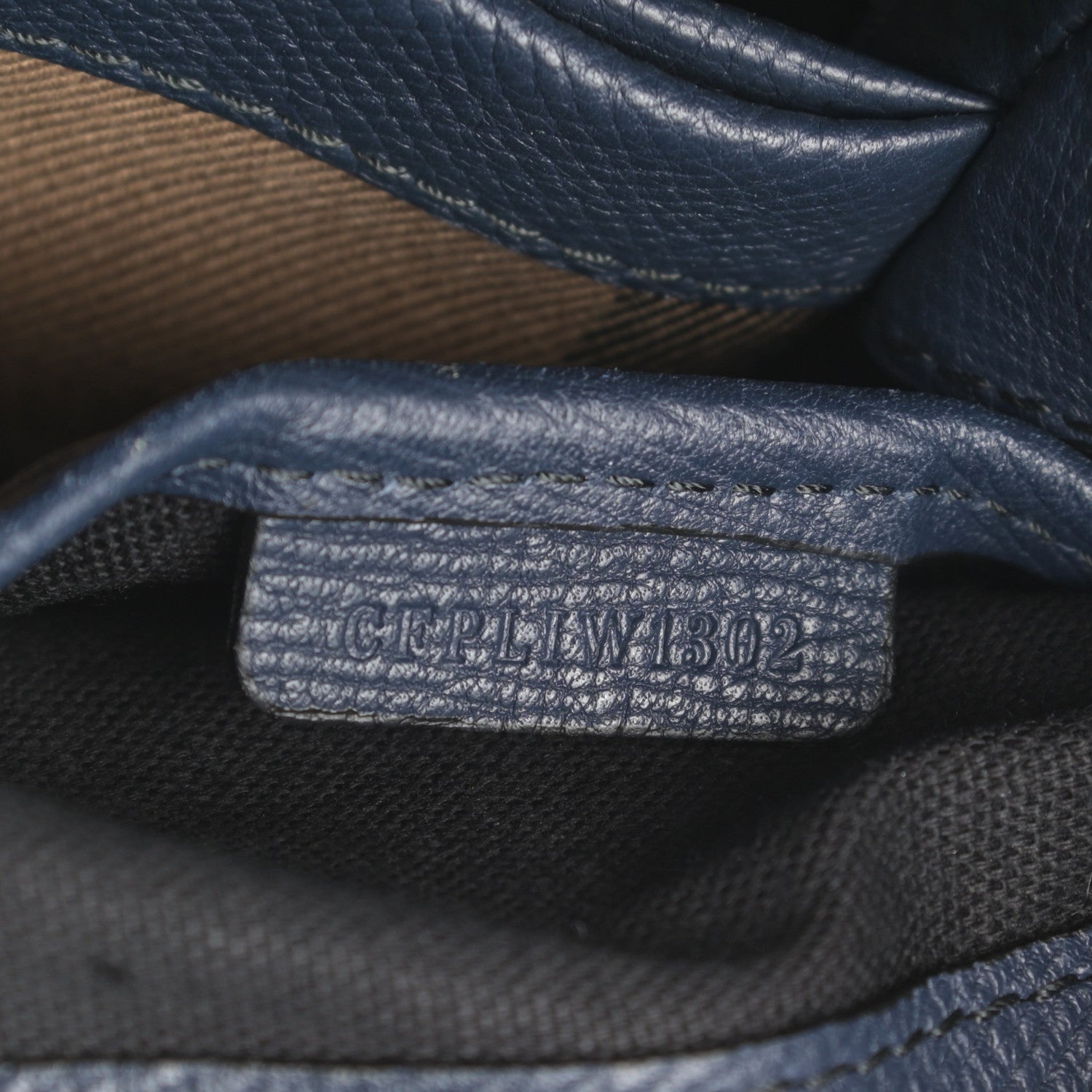 Burberry Derby Calfskin House Check Small Camberley Ink Blue 8 of 12