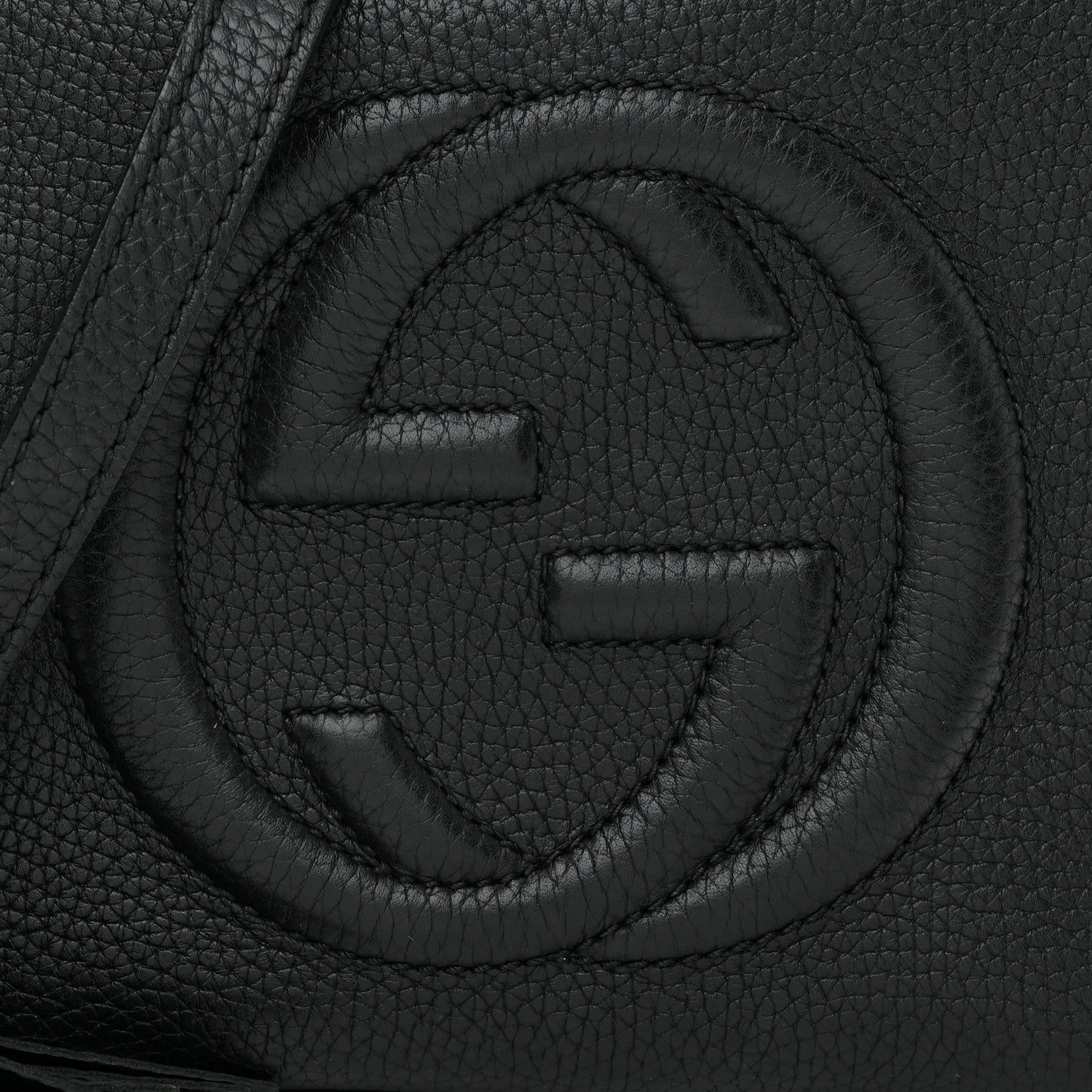 Gucci Pebbled Calfskin Small Soho Disco Bag Black 8 of 12