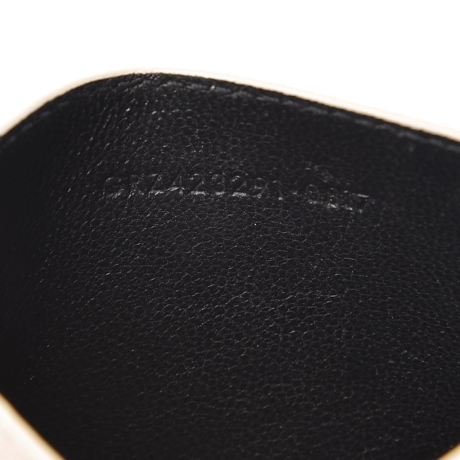 Saint Laurent Grain De Poudre Matelasse Chevron Card Case Icy White 7 of 22