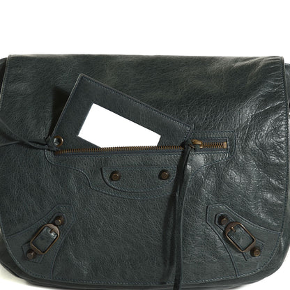 Balenciaga Agneau Folk Messenger Anthracite 12 of 12