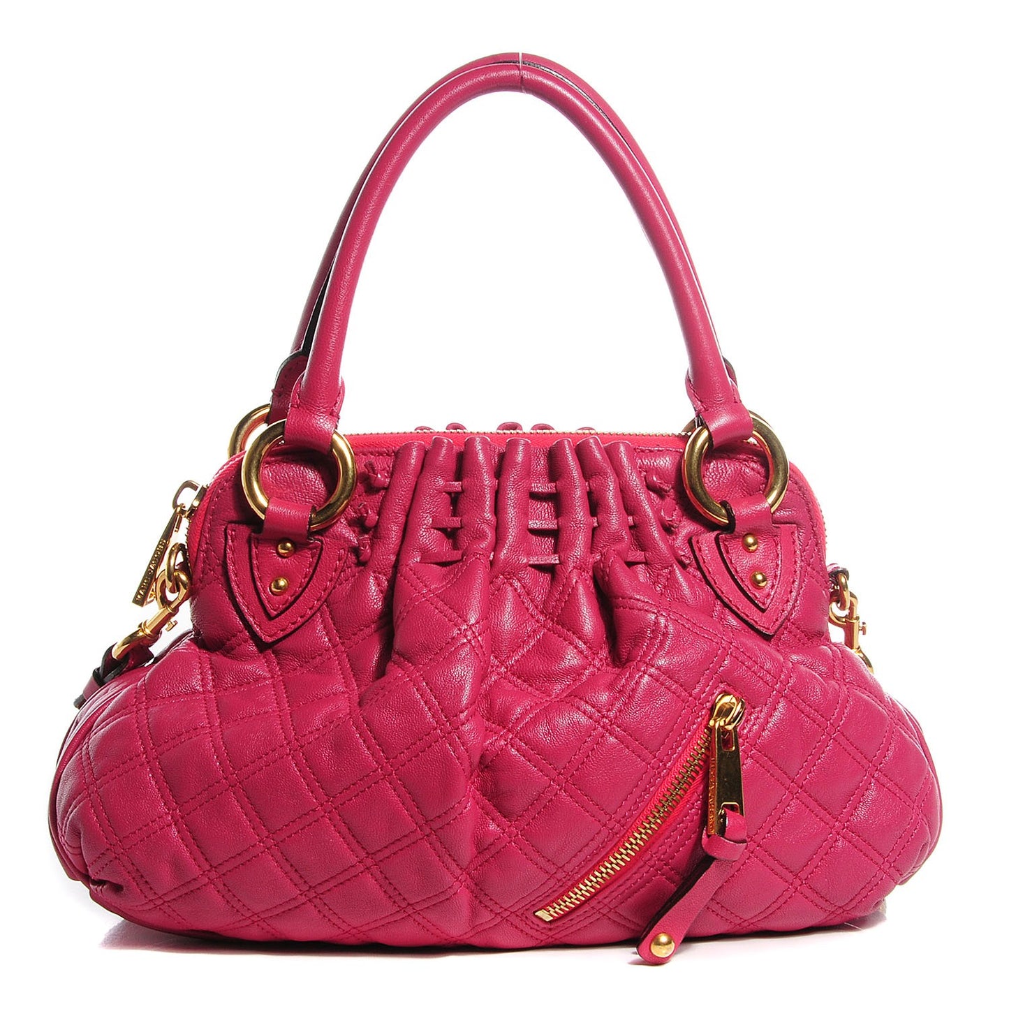 Lambskin Quilted Small Cecilia Pink