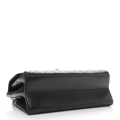 Chanel Lambskin Stitched Coco Luxe Small Flap Black 4 of 13