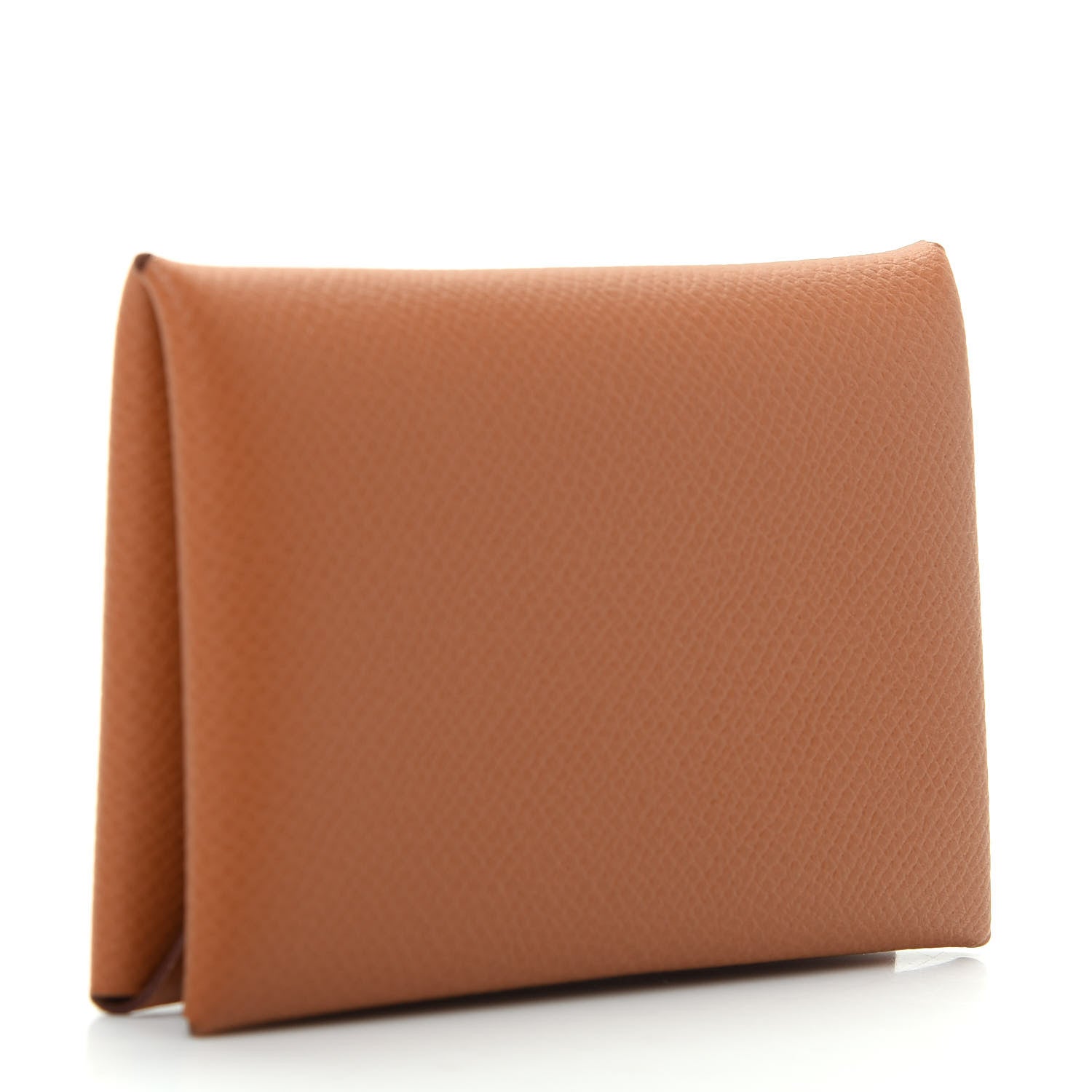 Hermes Epsom Calvi Card Case Gold 3 of 7