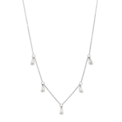 Tiffany Sterling Silver Elsa Peretti Teardrops Necklace 1 of 4