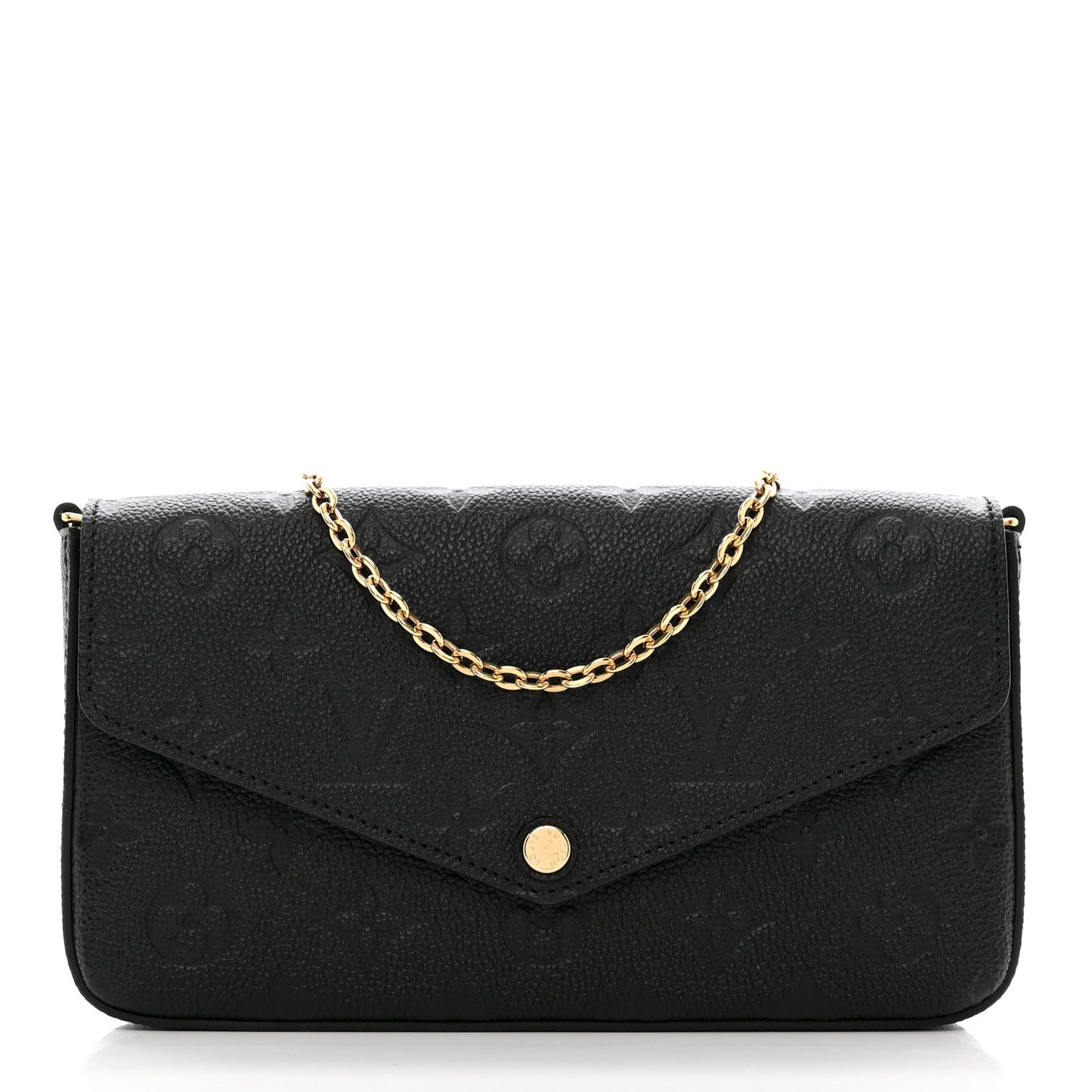 Empreinte Pochette Felicie Chain Wallet Black