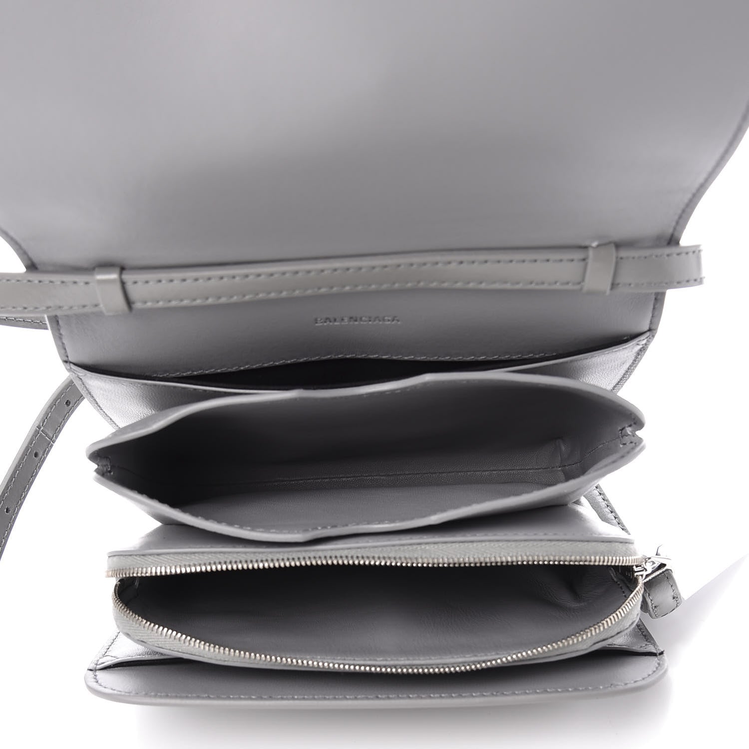 Balenciaga Shiny Box Calfskin Small B Bag Balenciaga Grey 4 of 10