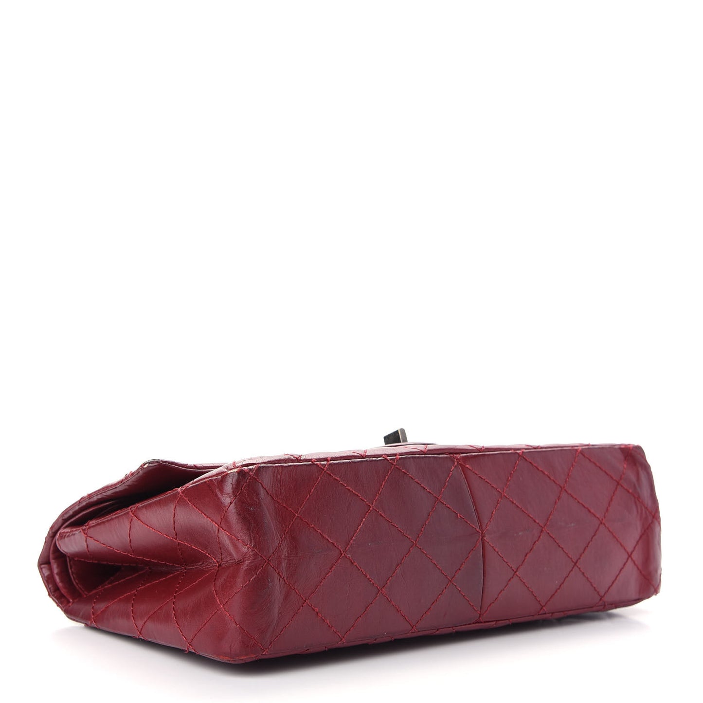 Aged Calfskin Quilted 2.55 Reissue 226 Flap Red