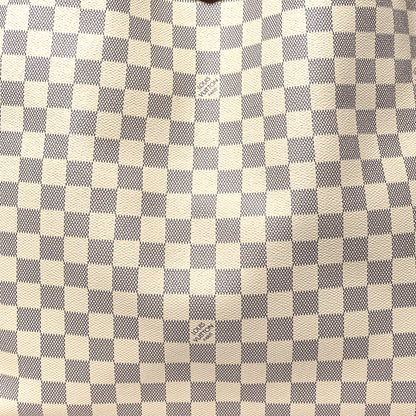 Louis Vuitton Damier Azur Graceful MM Rose Ballerine 7 of 10