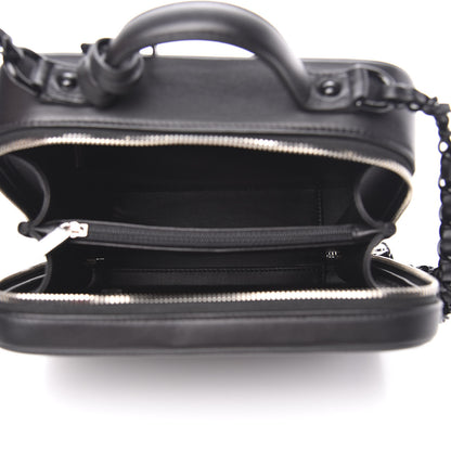 Chanel Calfskin Quilted Medium CC Filigree Vanity Case Black 5 of 11