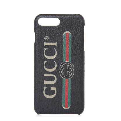 Gucci Rubber Print iPhone 7/8 Plus Case Black 1 of 6