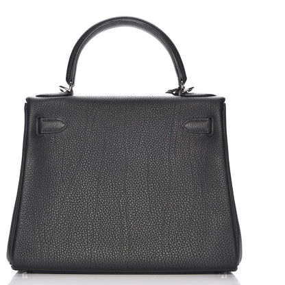 Hermes Togo Kelly Retourne 28 Black 5 of 26
