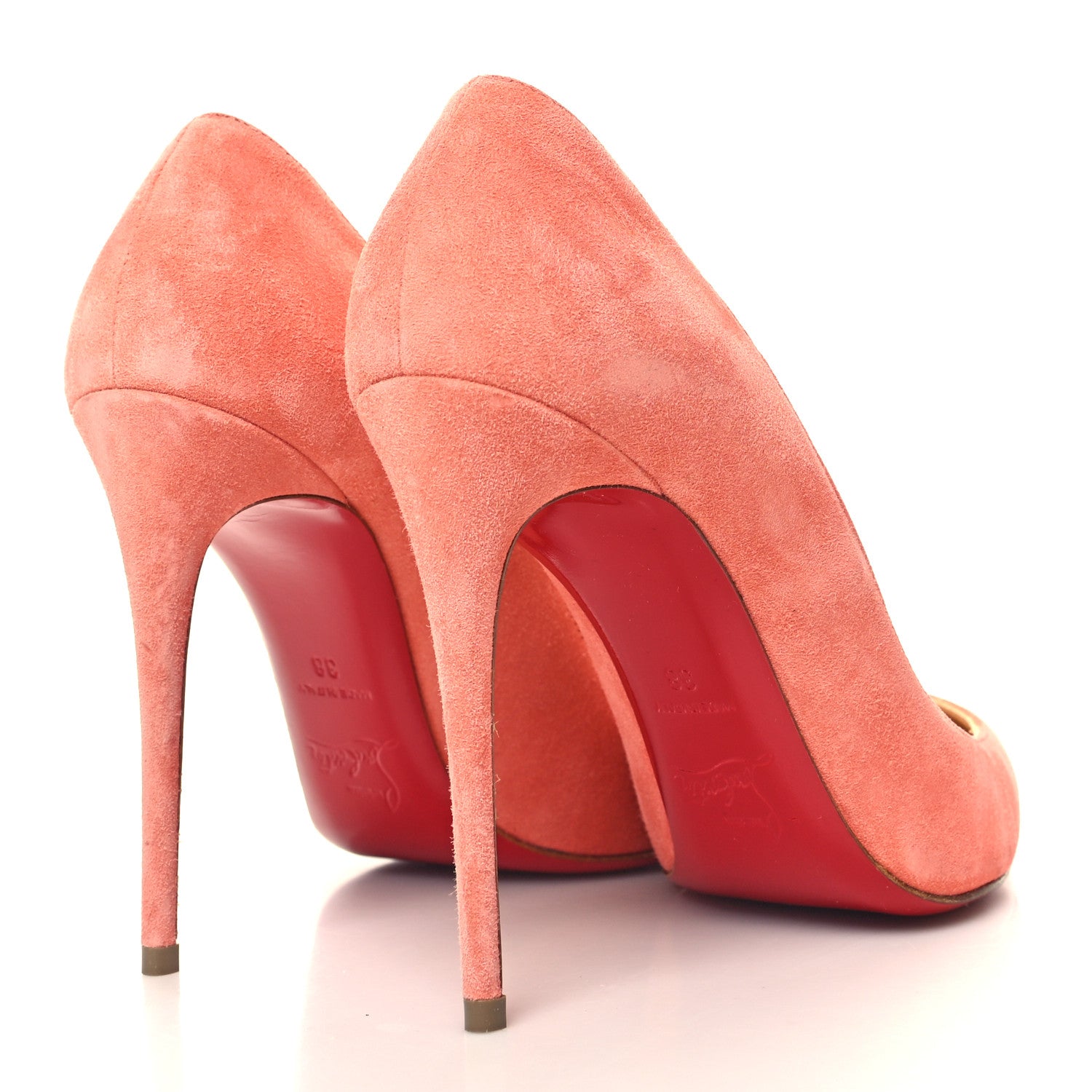 Christian Louboutin Suede Pigalle Follies 100 Pumps 38 Charlotte 4 of 7