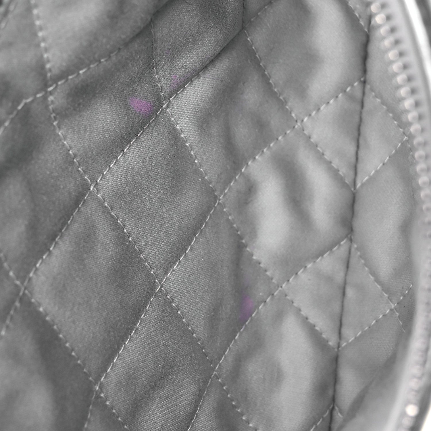 Chanel Metallic Calfskin Quilted Small Chanel 22 Silver 12 of 13