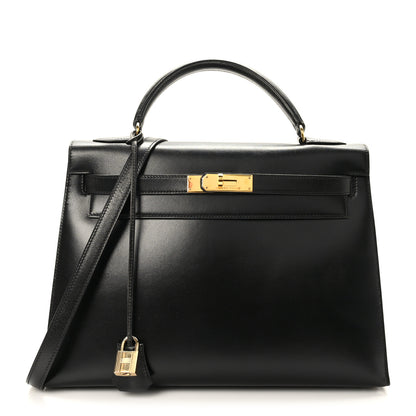 Hermes Box Kelly Sellier 32 Black 1 of 9
