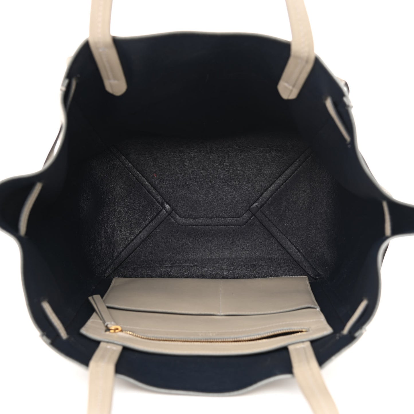 Smooth Calfskin Small Belt Cabas Phantom Taupe