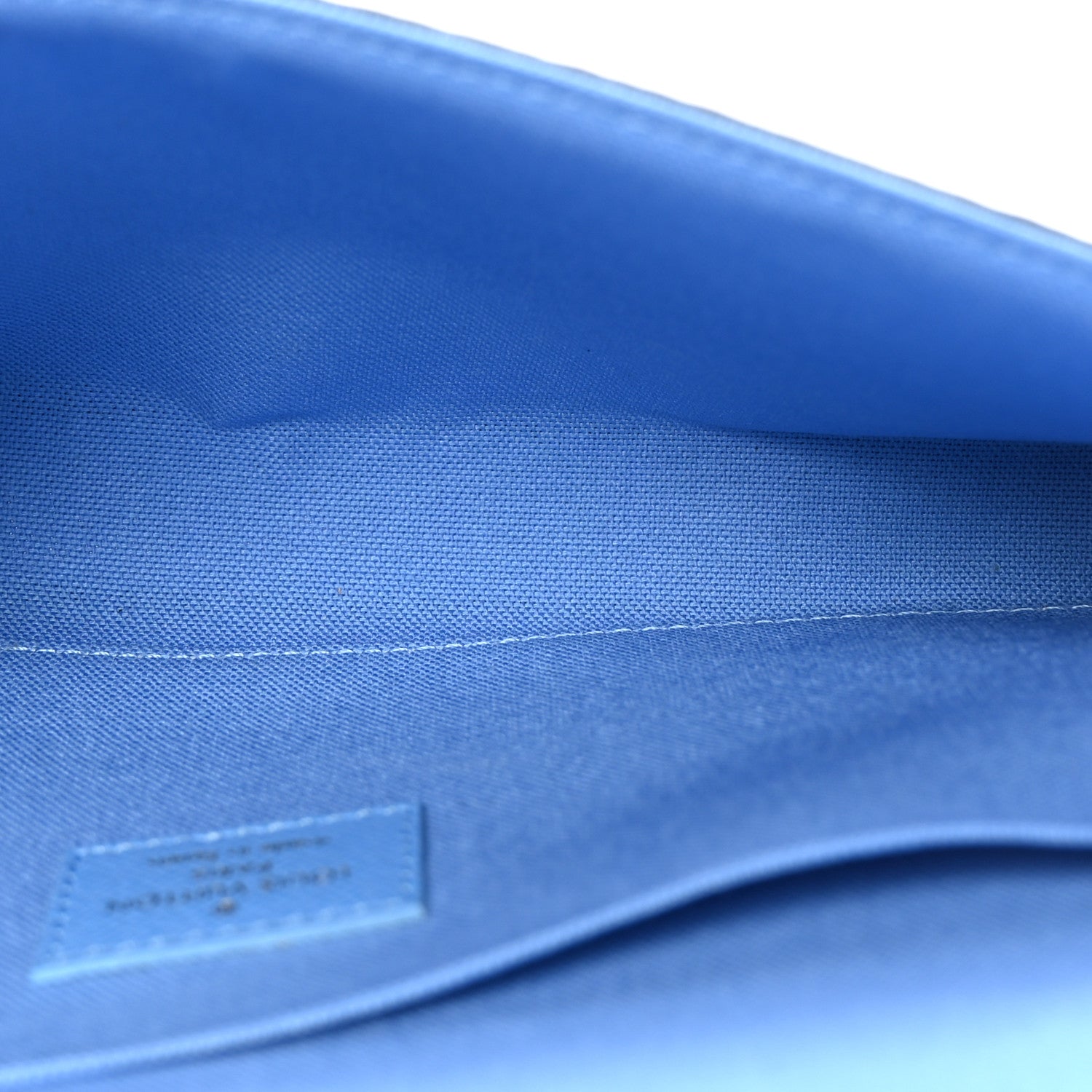 Louis Vuitton Monogram 2021 Christmas Animation China Wall Pochette Felicie Chain Wallet Blue 6 of 10