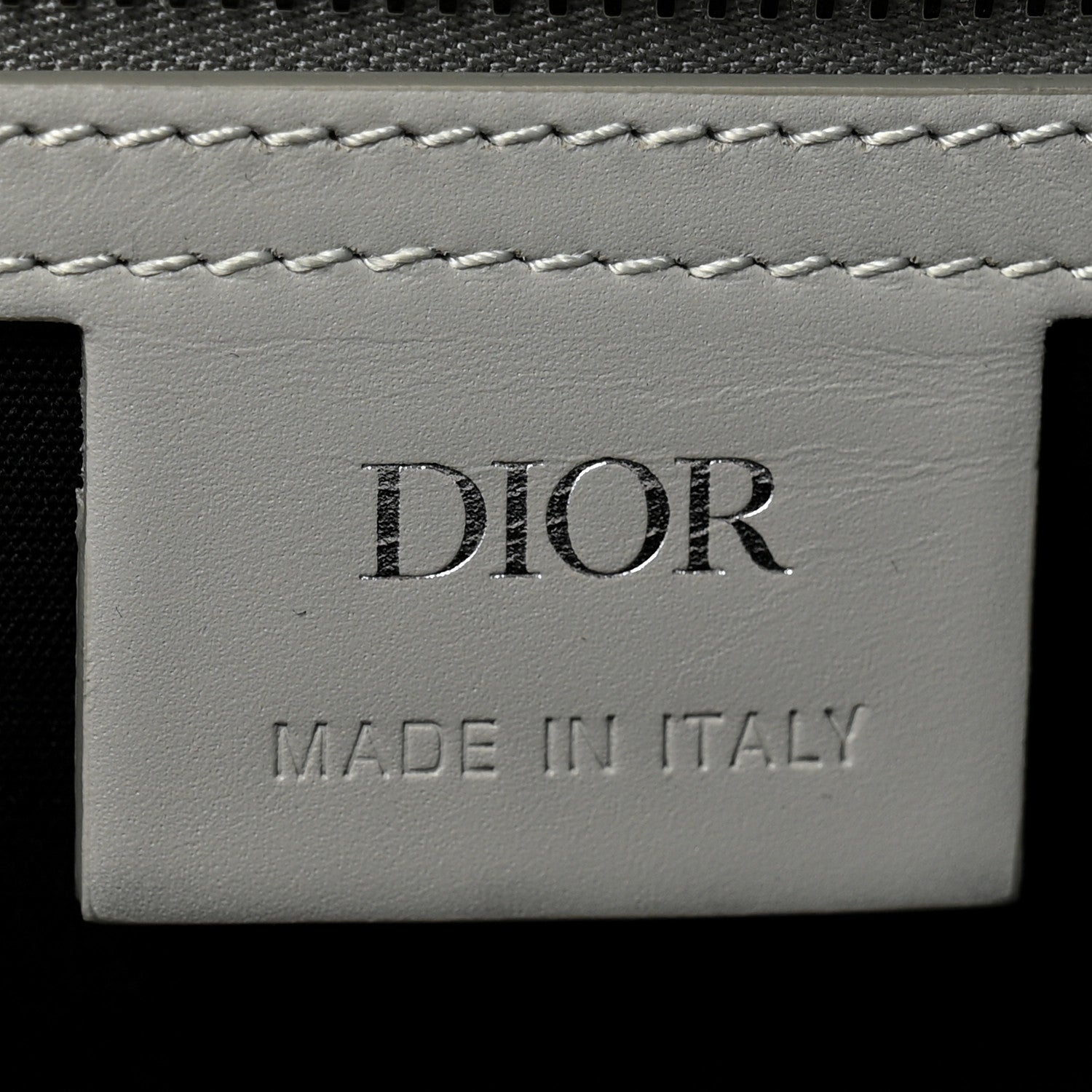 Christian Dior Coated Canvas CD Diamond Lingot 50 Bag Grey 5 of 12