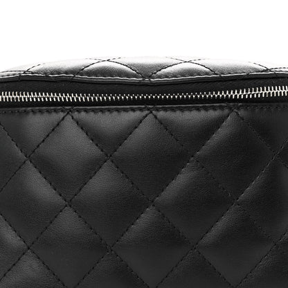 Chanel Calfskin Quilted Waist Belt Bag Black 8 of 11