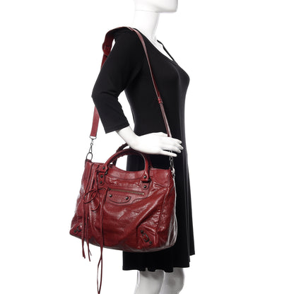 Balenciaga Agneau Classic Hardware Velo Rouge Cerise 2 of 8