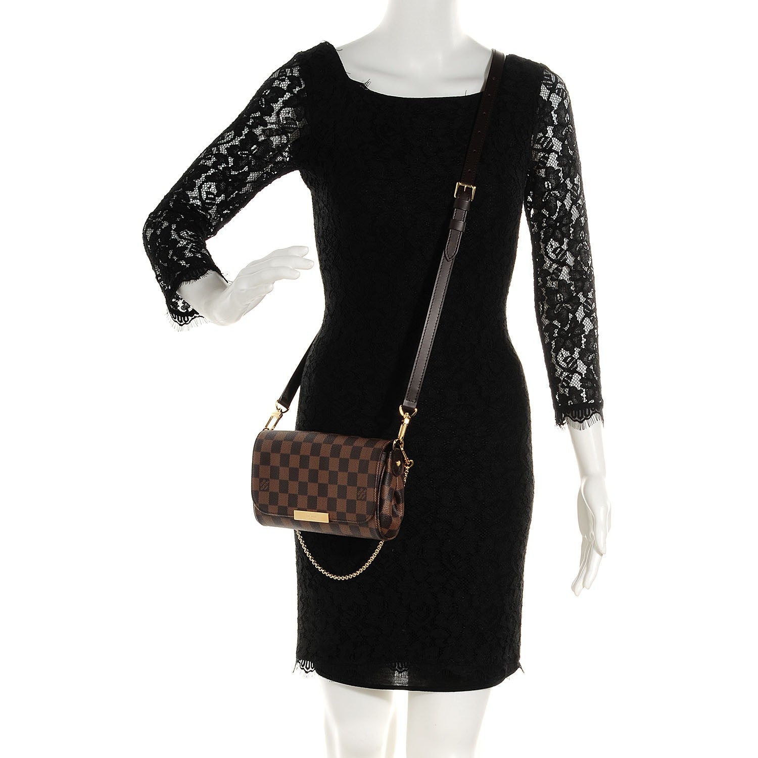 Louis Vuitton Damier Ebene Favorite PM 2 of 7