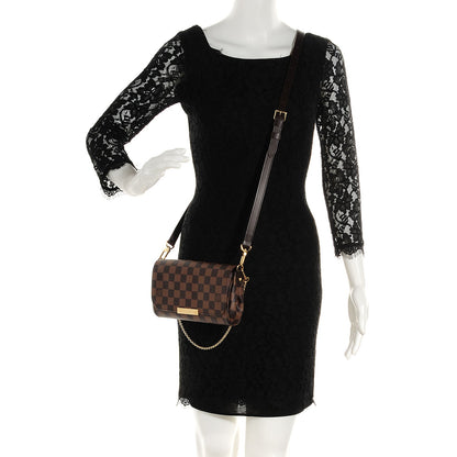 Louis Vuitton Damier Ebene Favorite PM 2 of 7