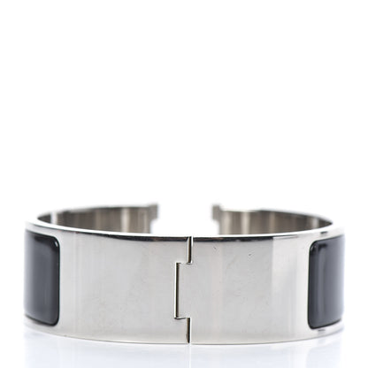 Hermes Enamel Wide Clic Clac H Bracelet PM Black 3 of 6