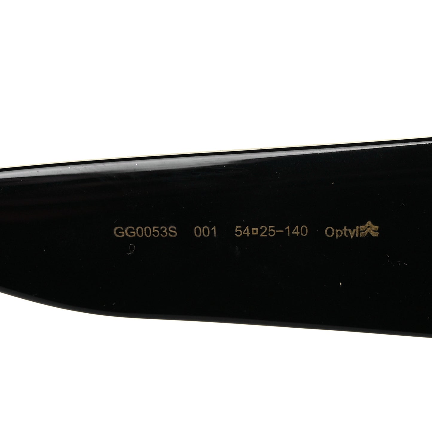 Acetate Square Frame Sunglasses GG0053S Black