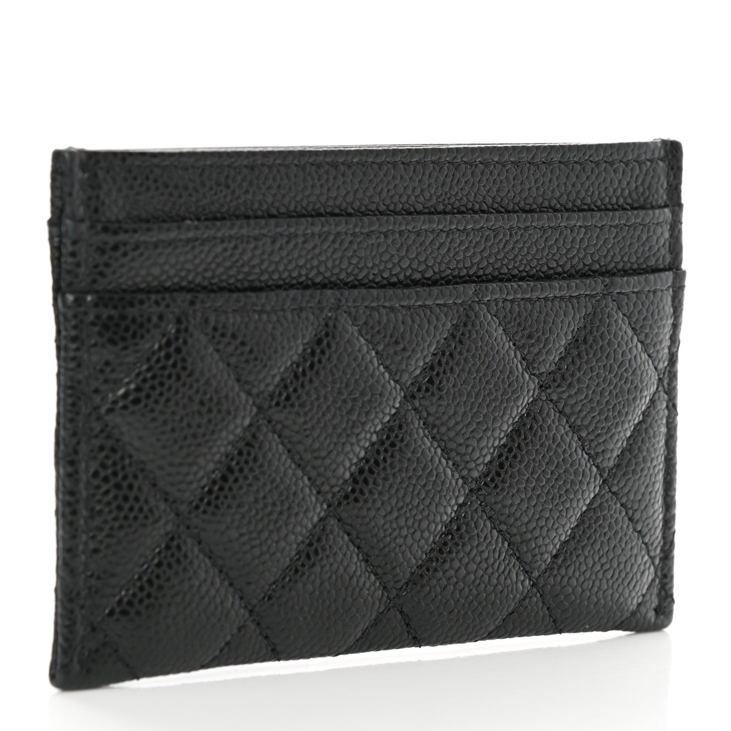 Chanel Caviar Quilted Boy Card Holder Black 3 of 9