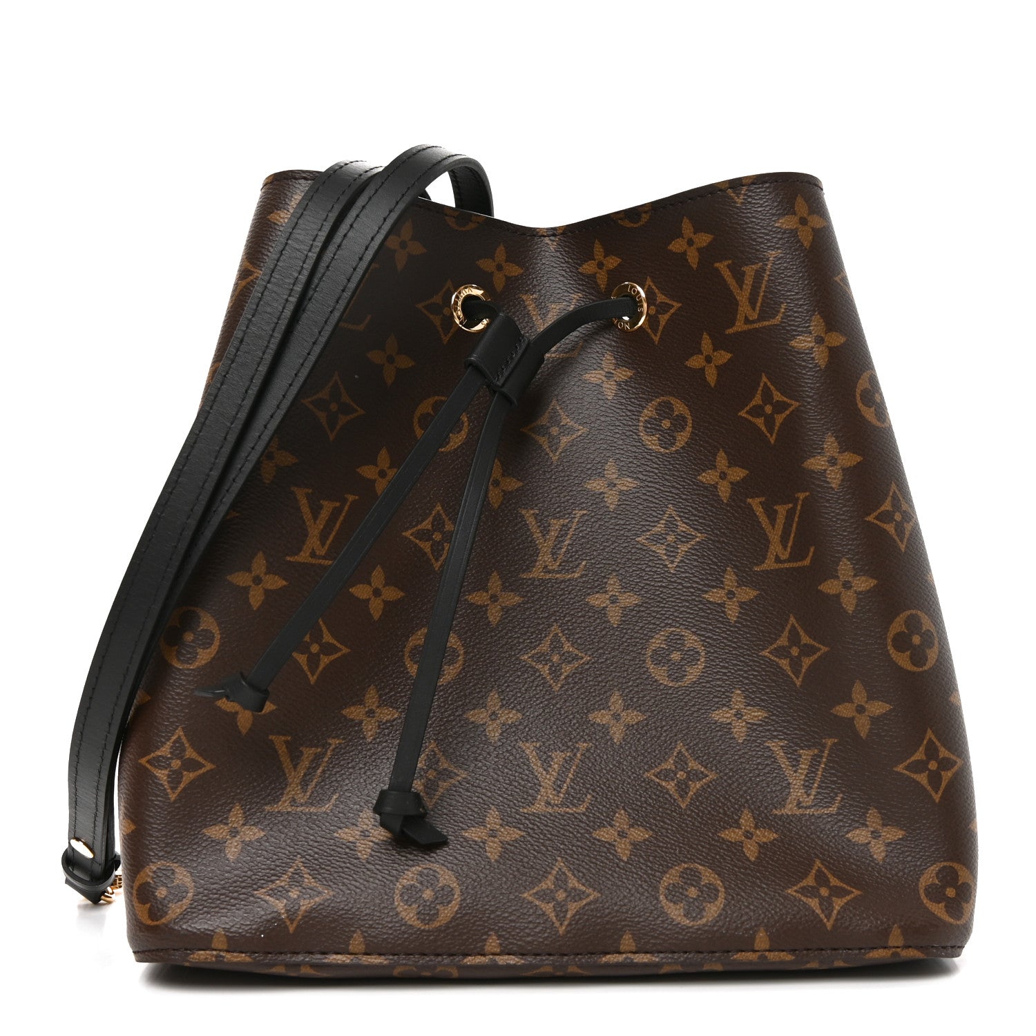Louis Vuitton Monogram Neonoe MM Black Black 1 of 8