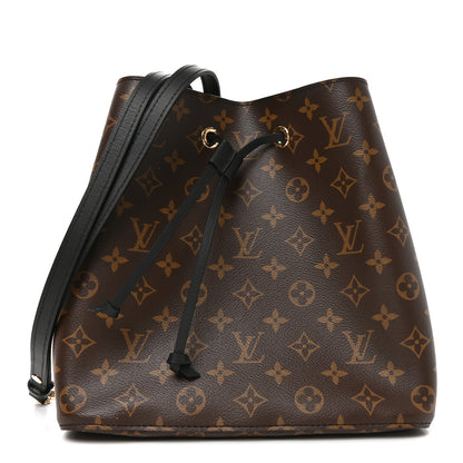 Louis Vuitton Monogram Neonoe MM Black Black 1 of 8