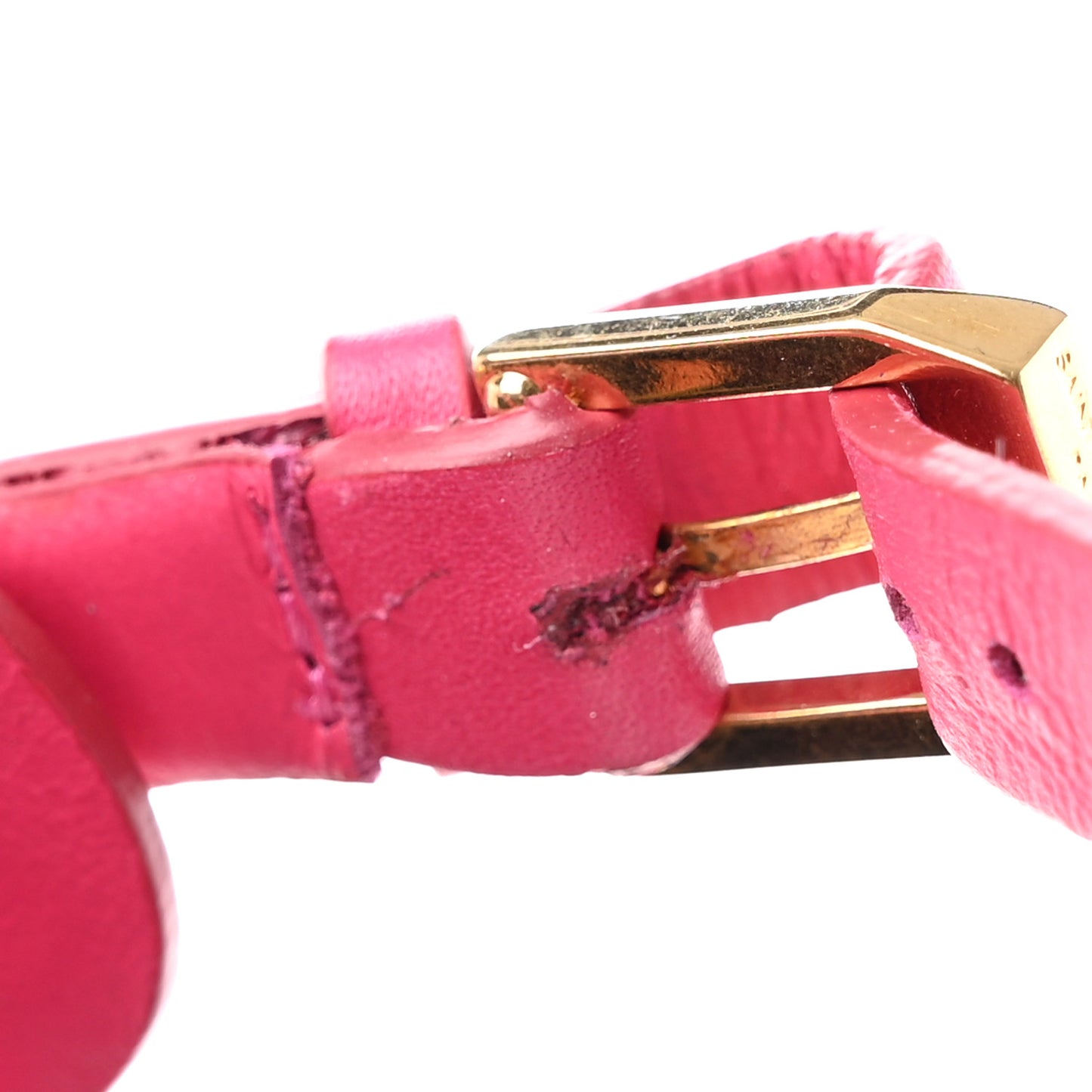 Calfskin Tribute 105 Platform Sandals 38 Fuchsia