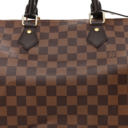 Louis Vuitton Damier Ebene Speedy 30 7 of 9