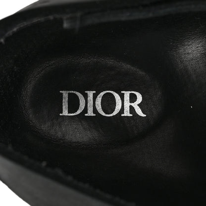 Christian Dior X BIRKENSTOCK Felted Wool Nubuck Calfskin Tokio Mule 36 Black 6 of 12
