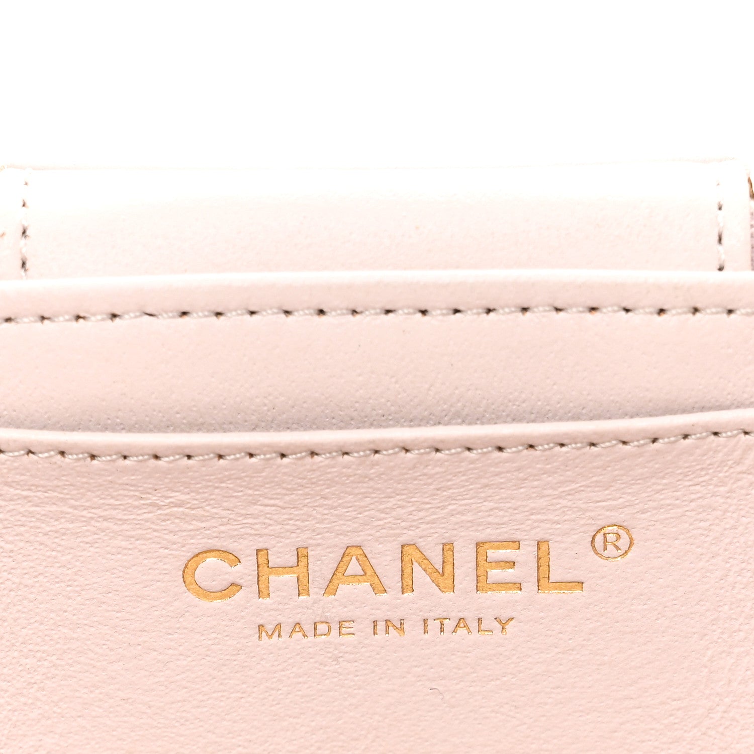 Chanel Lambskin Quilted Trendy Vanity Case Lilac 1831893