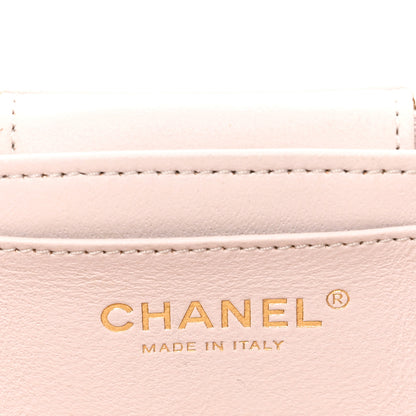 Chanel Lambskin Quilted Trendy Vanity Case Lilac 6 of 9