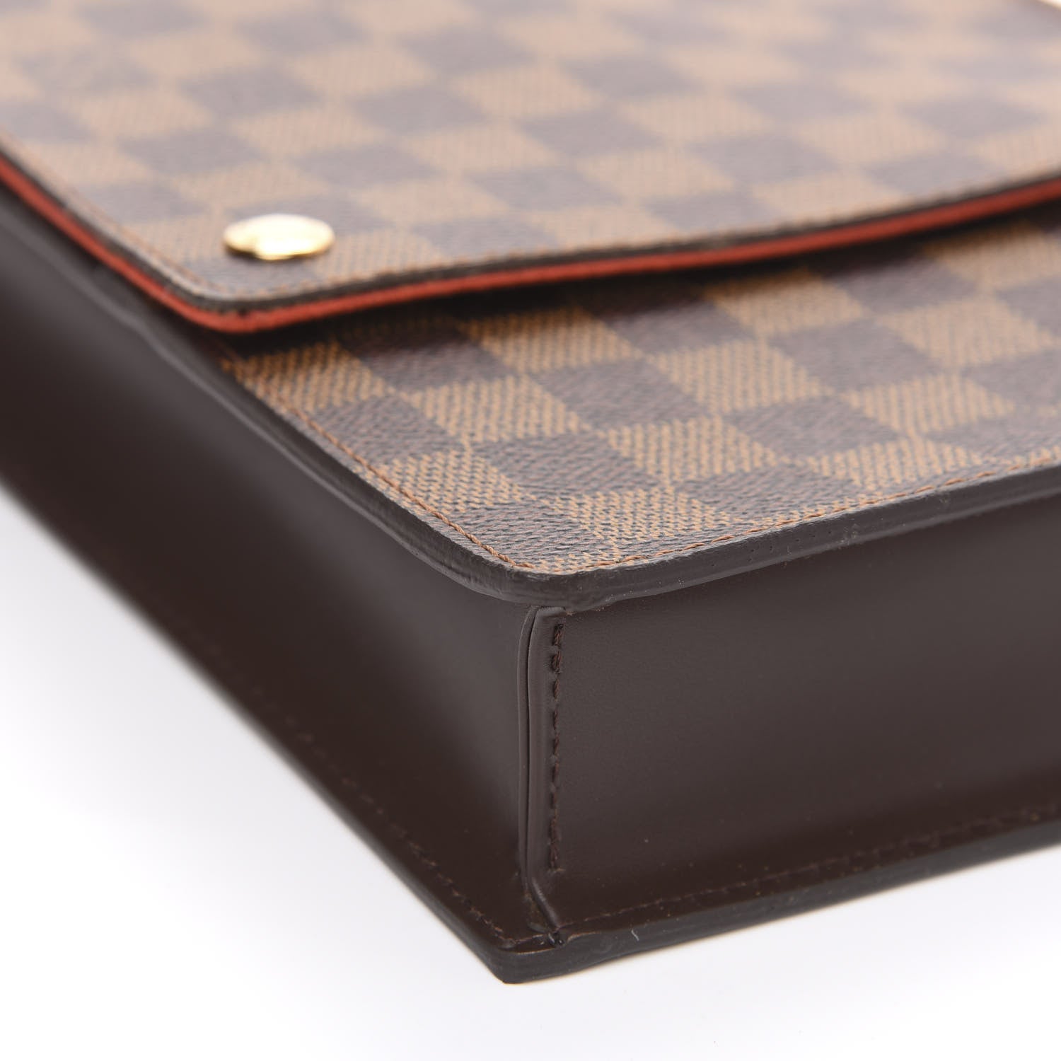 Louis Vuitton Damier Ebene Portobello Travel Shoulder Bag 7 of 11