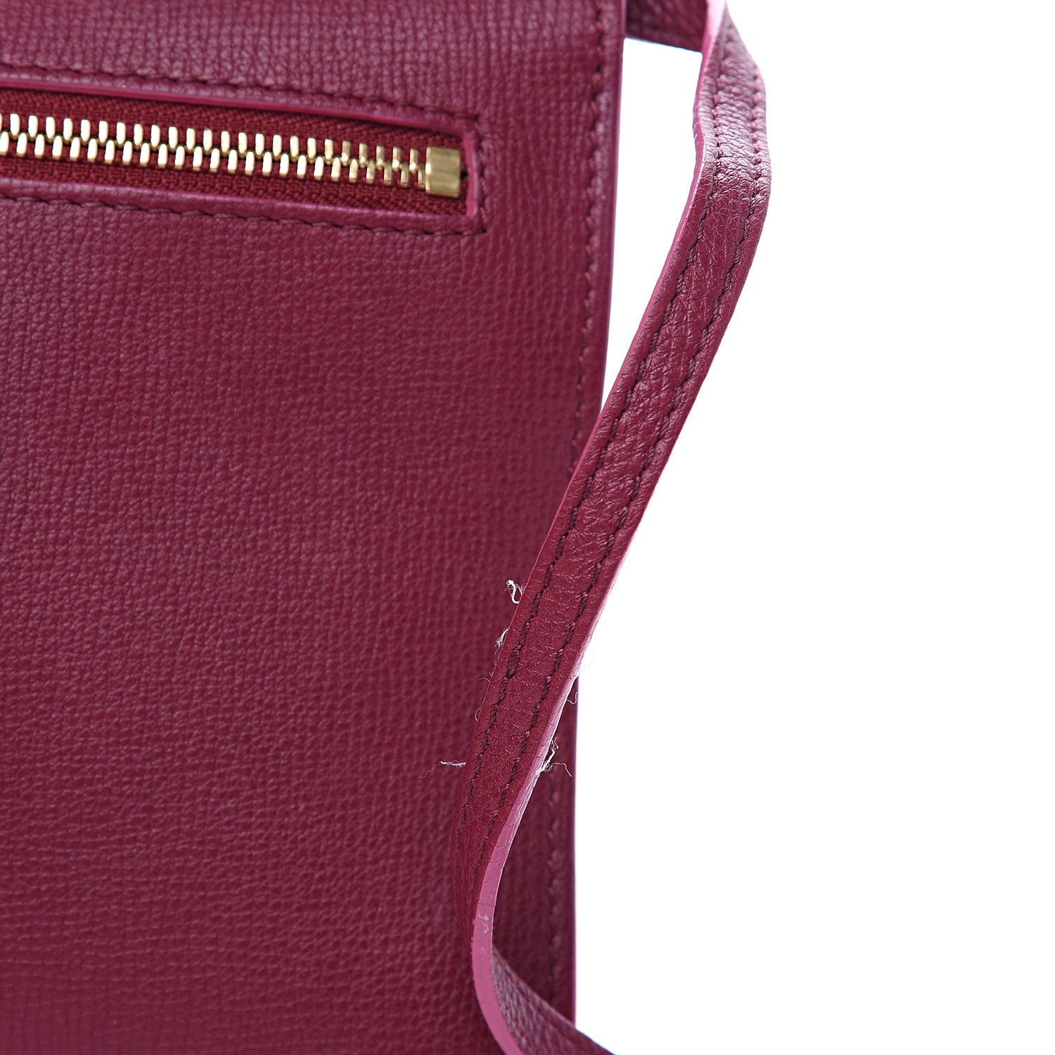 Burberry Derby Calfskin House Check Small Macken Crossbody Bag Berry Pink 11 of 14