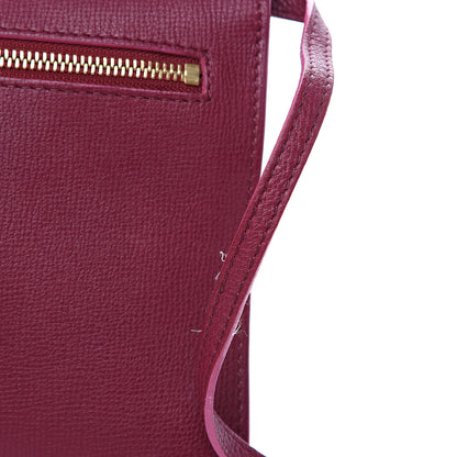 Burberry Derby Calfskin House Check Small Macken Crossbody Bag Berry Pink 11 of 14