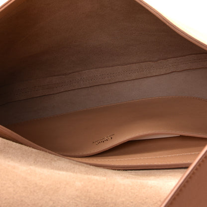 Chloe Shiny Small Grain Calfskin Bi-Color Kiss Hobo Sandy Beige 10 of 13
