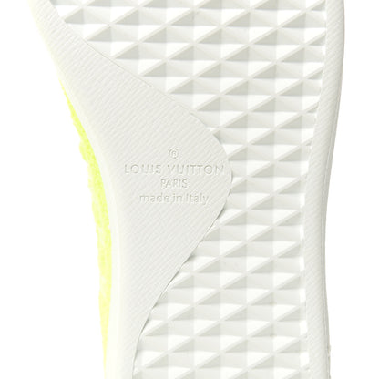 Louis Vuitton Calfskin Luxembourg Sneakers 10 White Orange Yellow 8 of 10