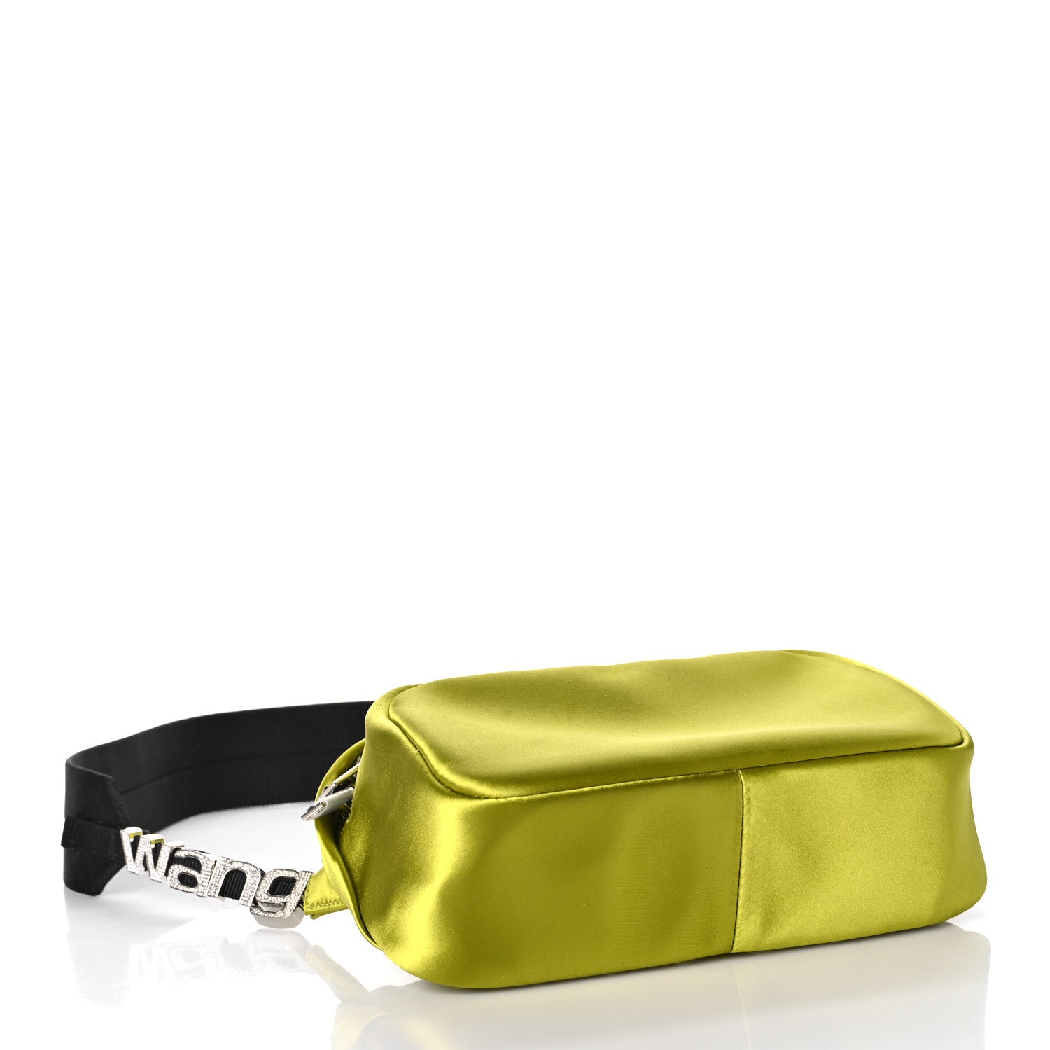 Alexander Wang Satin Heiress Crossbody Bag Golden Kiwi 4 of 8