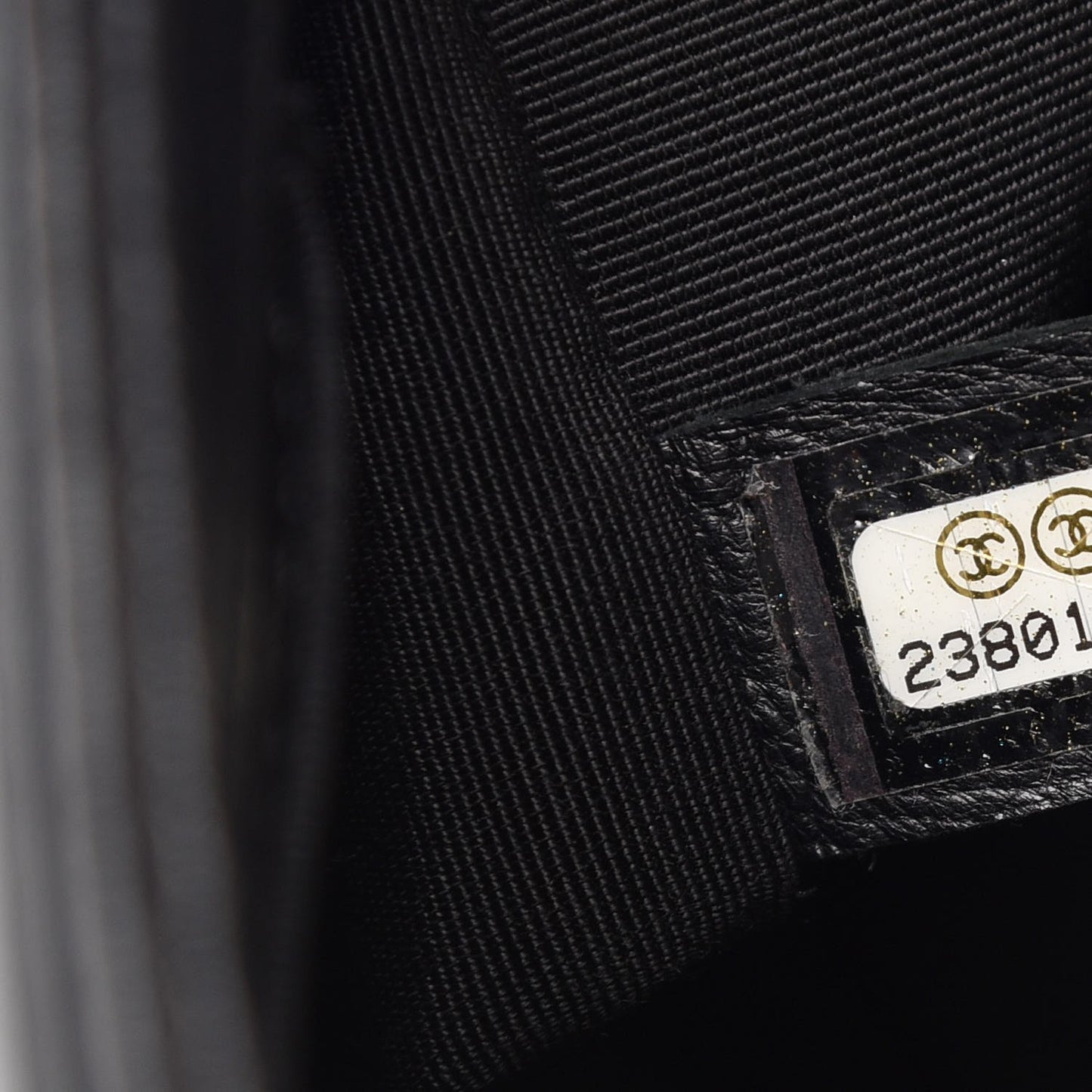 Lambskin Chevron Quilted New Medium Boy Flap Black