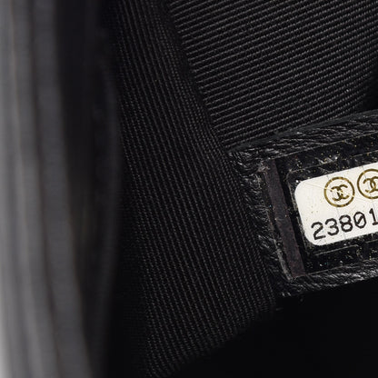 Chanel Lambskin Chevron Quilted New Medium Boy Flap Black 7 of 8