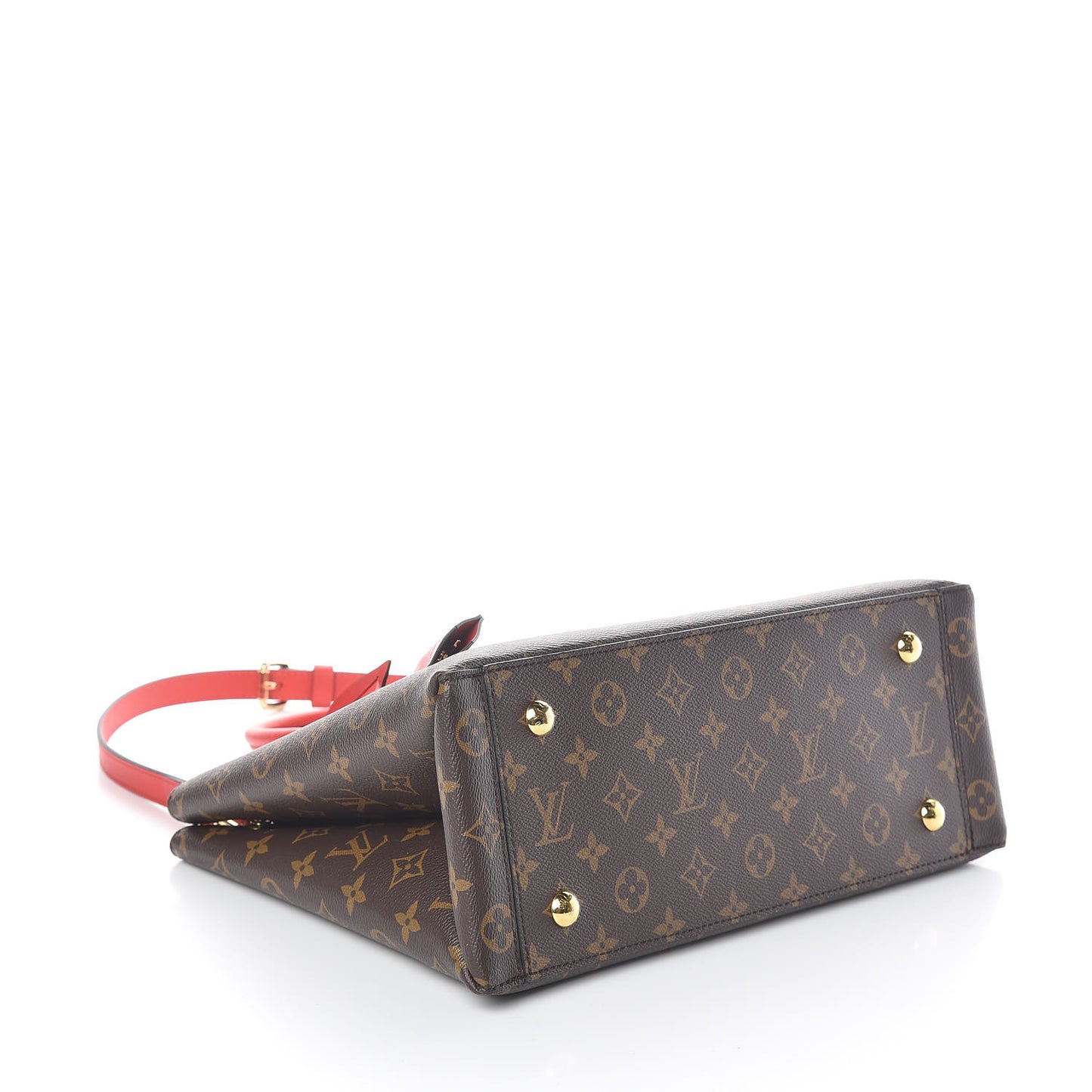 Monogram Flower Tote Coquelicot