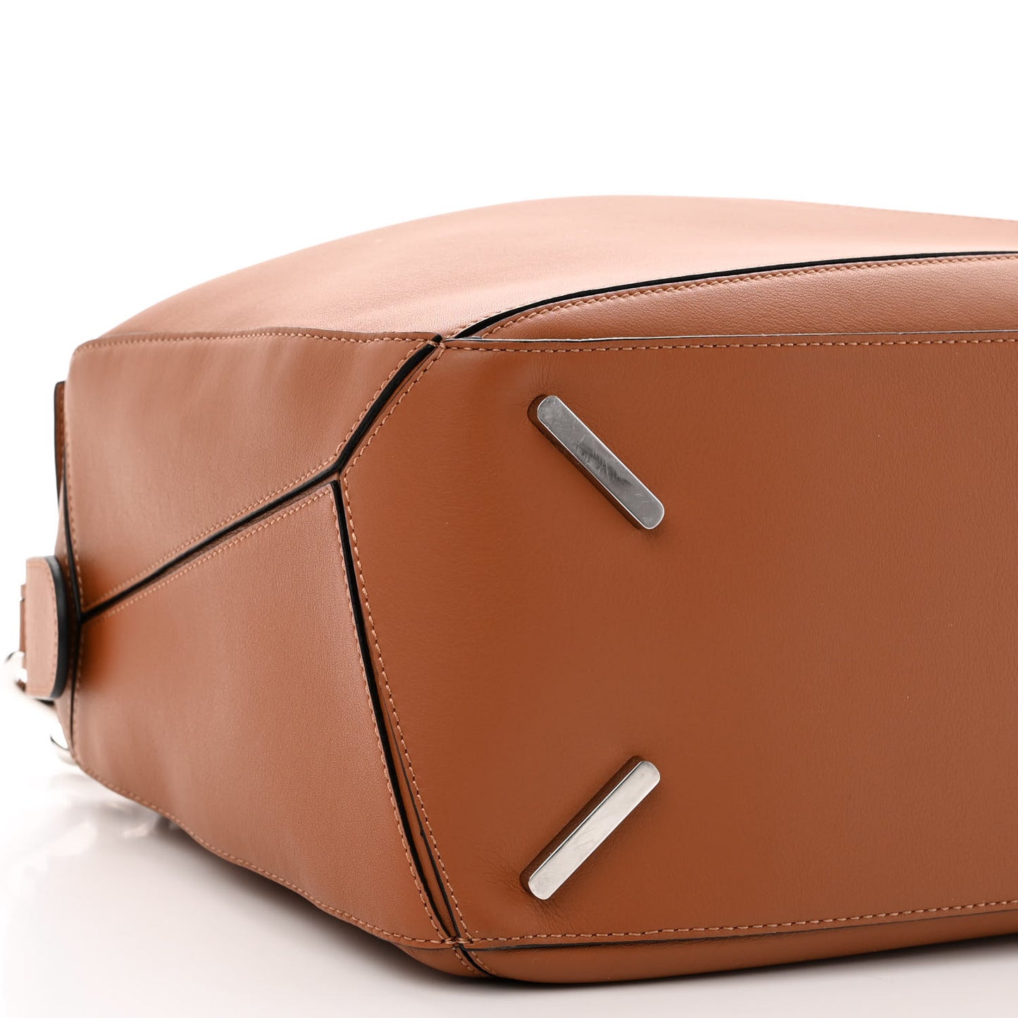 Calfskin Large Puzzle Bag Tan