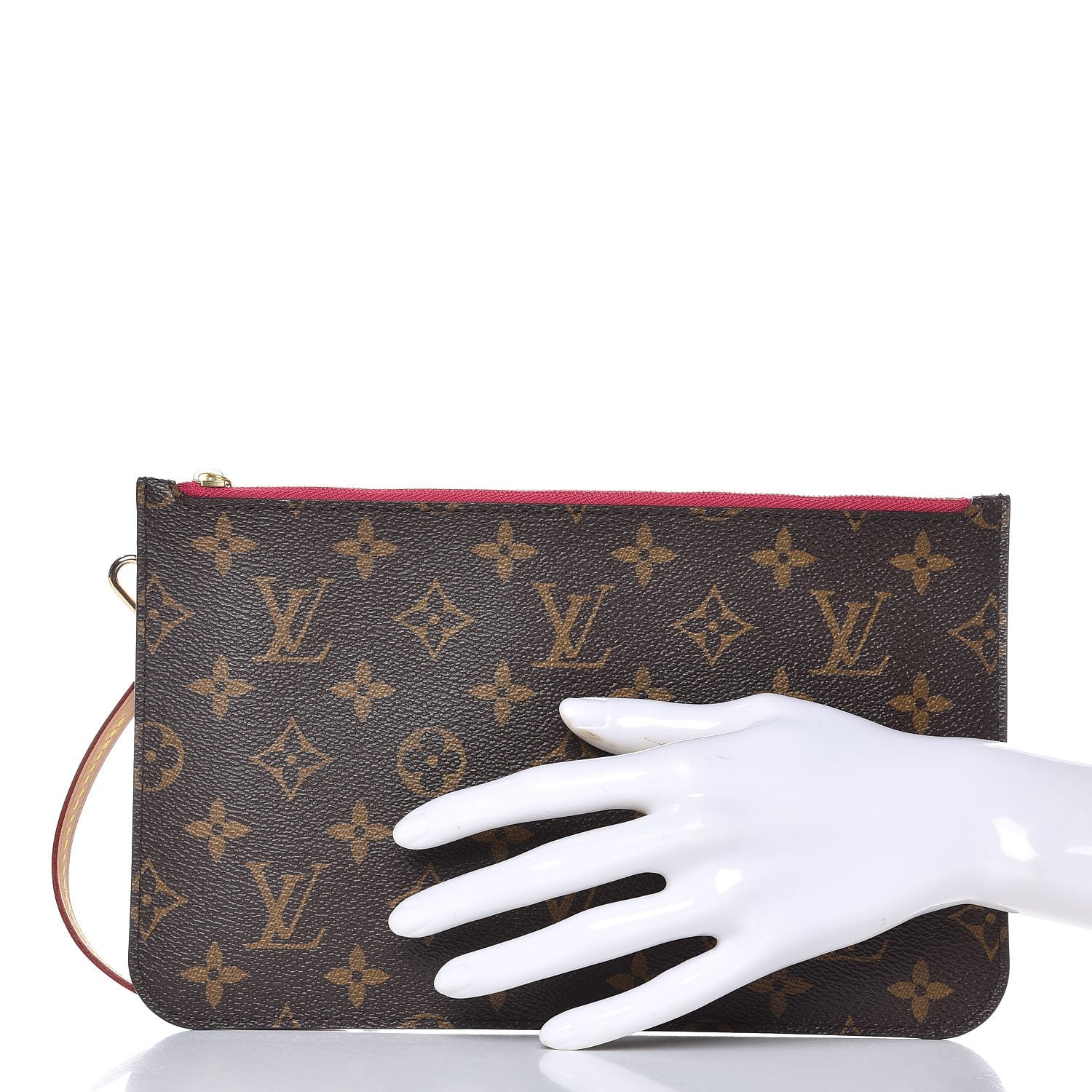 Louis Vuitton Monogram Neverfull MM GM Pochette Pivoine 2 of 7