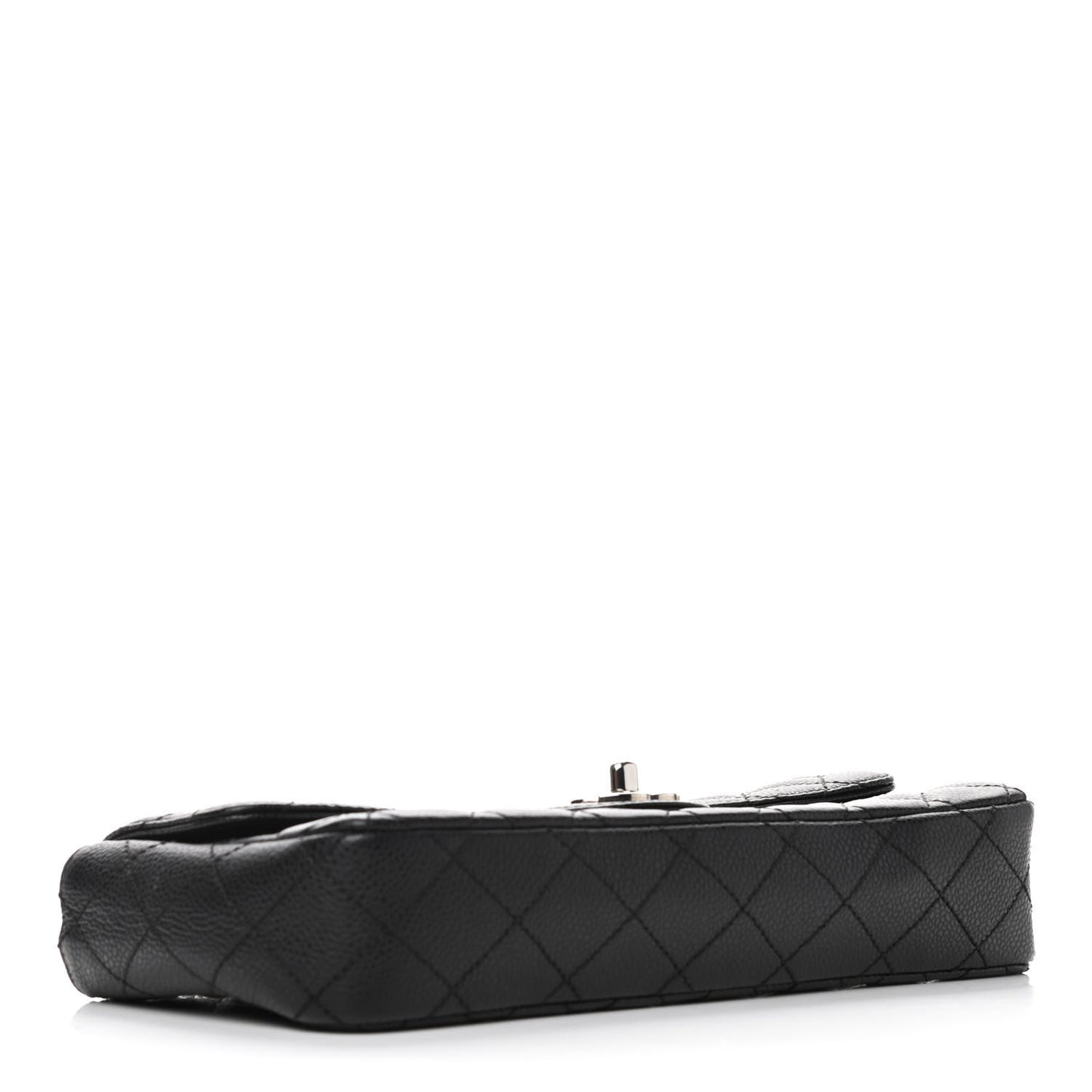 Caviar Quilted East West Flap Black